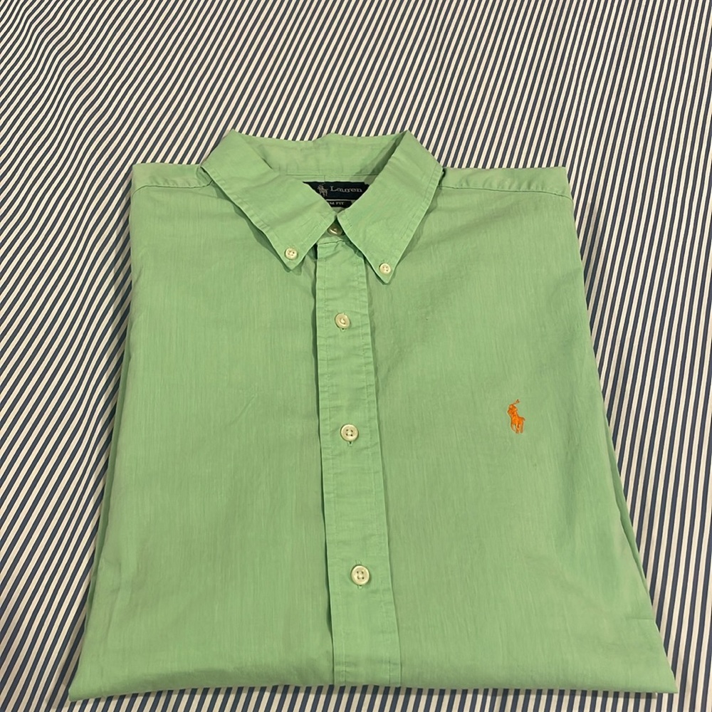 Ralph Lauren custom fit button down shirt